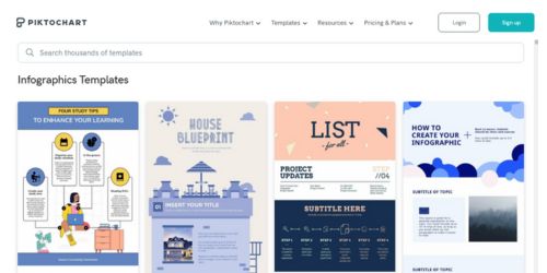 Infographics Tools piktochart.com