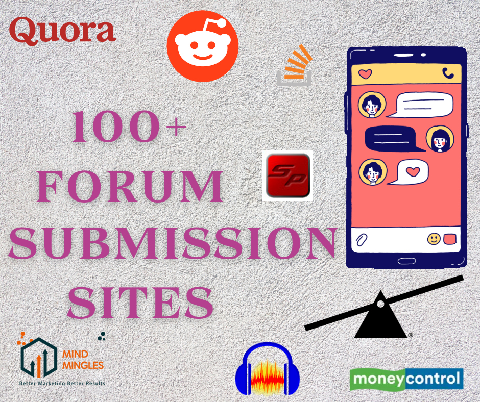 100+ Forum Submission Sites List 2026 | Mind Mingles