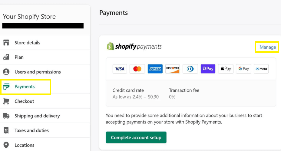 Shop Pay Sign Up
