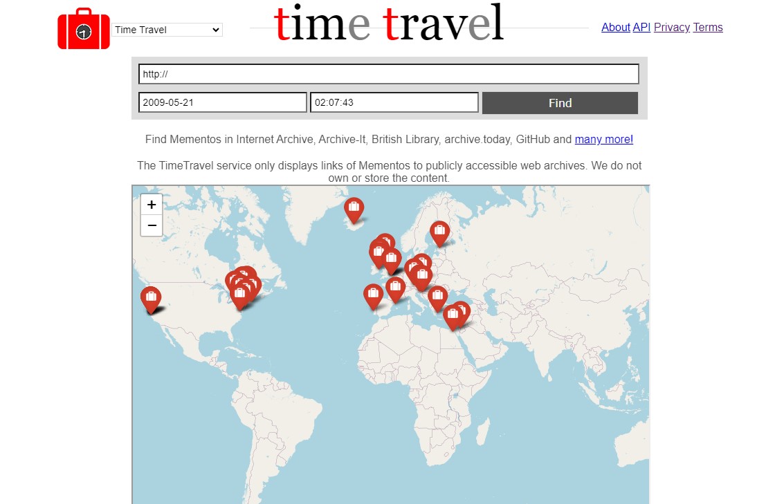Time Travel- The Memento Project