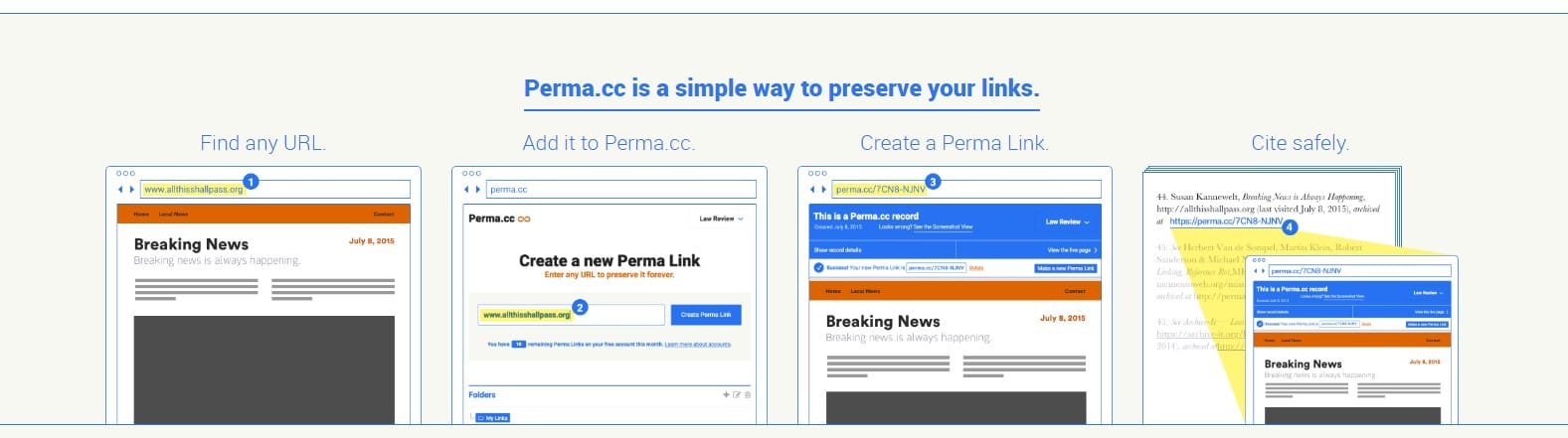 Alternatives To Wayback Machine: Perma.cc