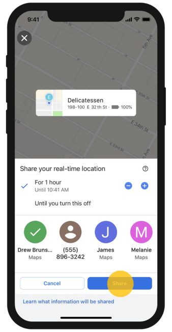 Tap Share