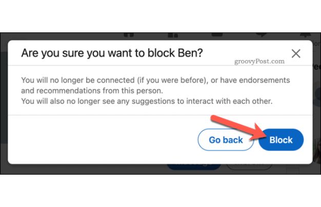 Confirm the Action
