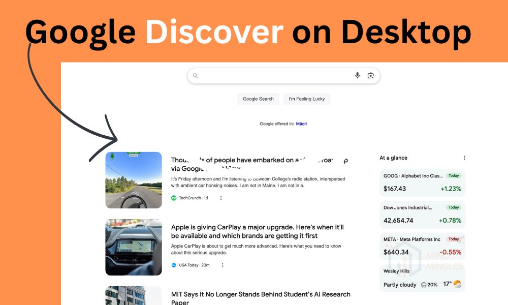 Google Discover on Desktop: What It Is and How to Use It