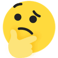 tiktok emoji thinking