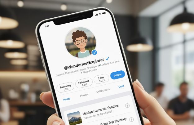 Visit the user’s profile