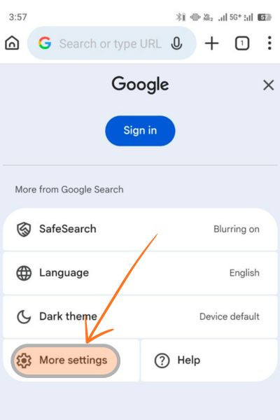 More settings