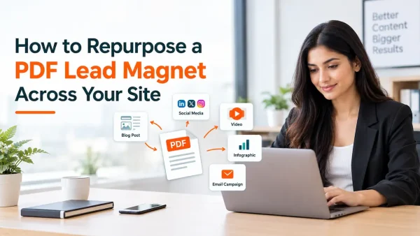 How to Repurpose a PDF Lead Magnet Across Your Site