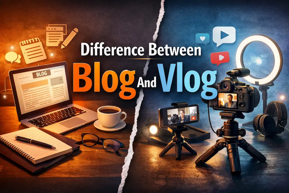 Difference Between Blog And Vlog