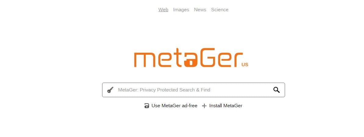 List Of Search Engines: MetaGer