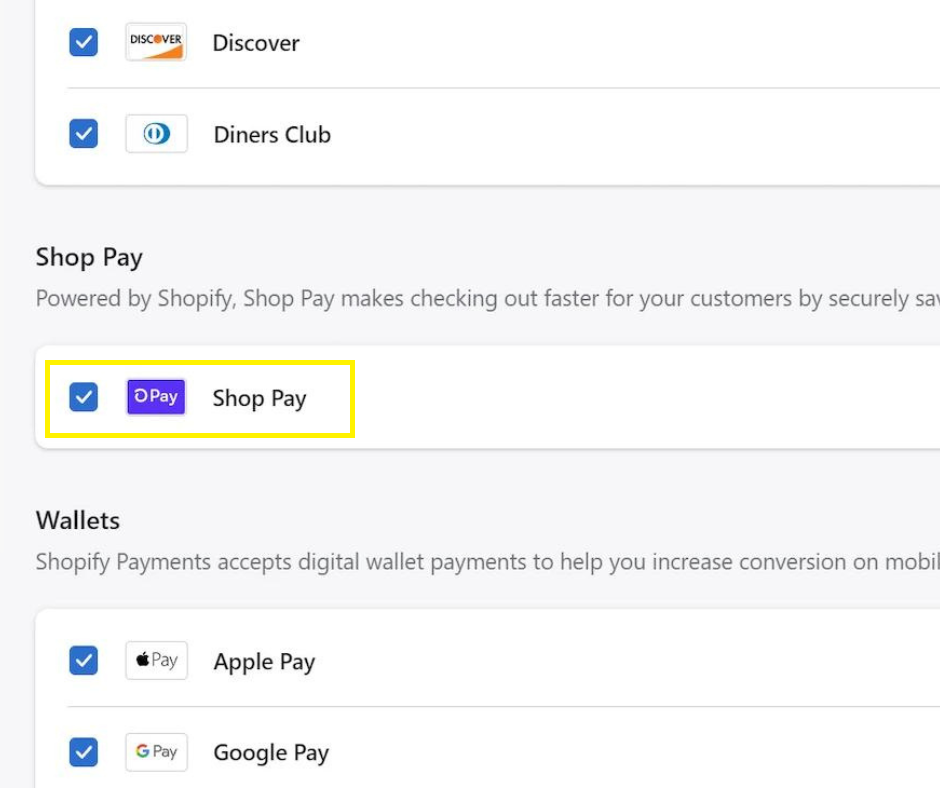Shop Pay Account
