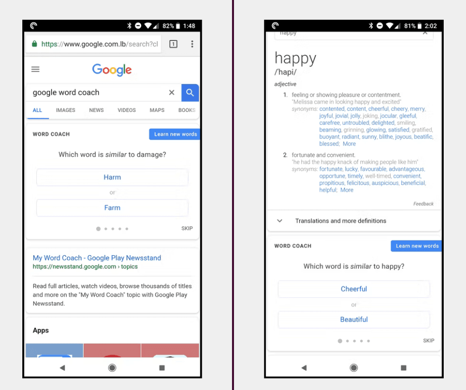 How To Open Google Word Coach