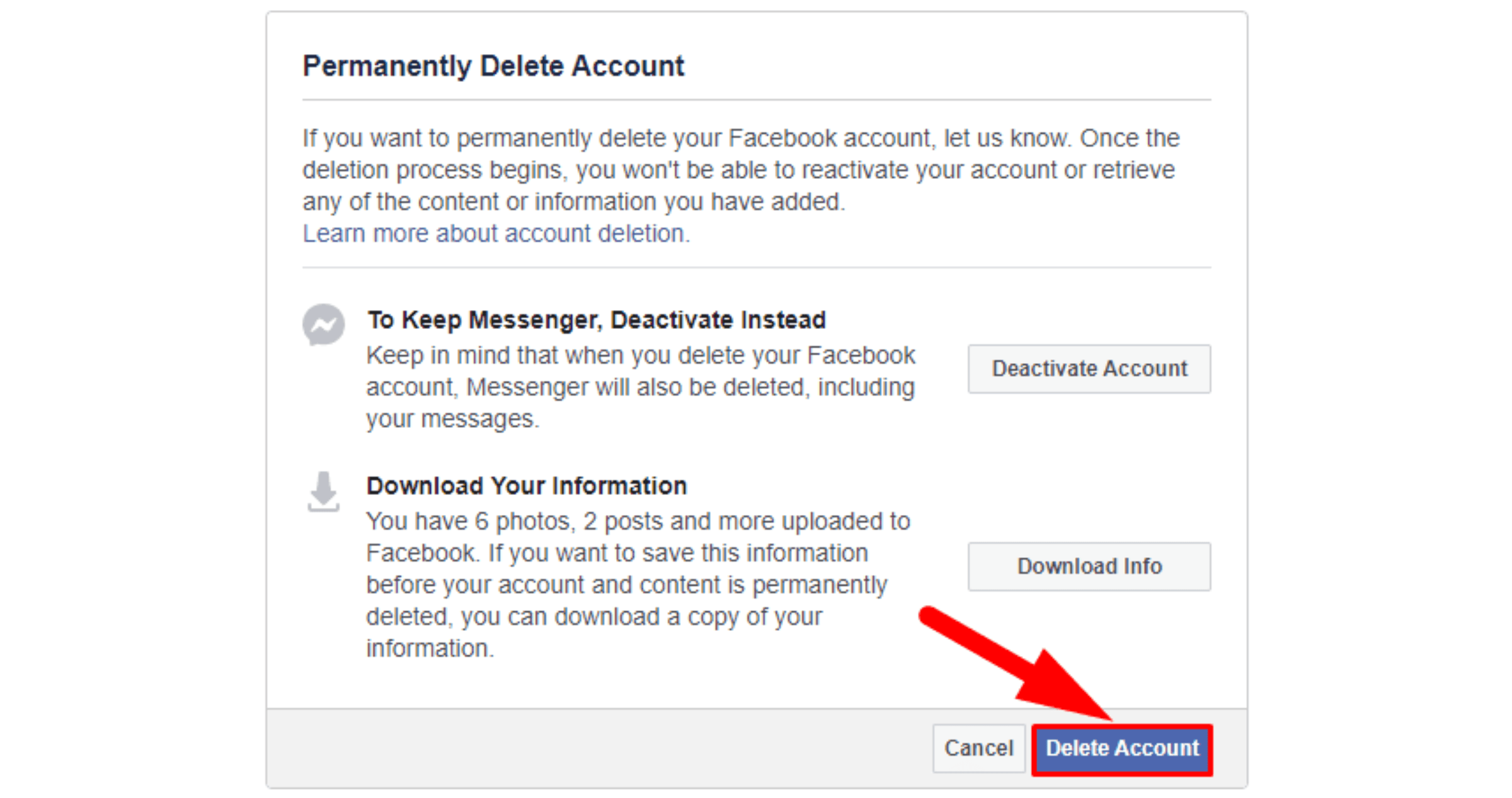 How To Delete Your Facebook Account