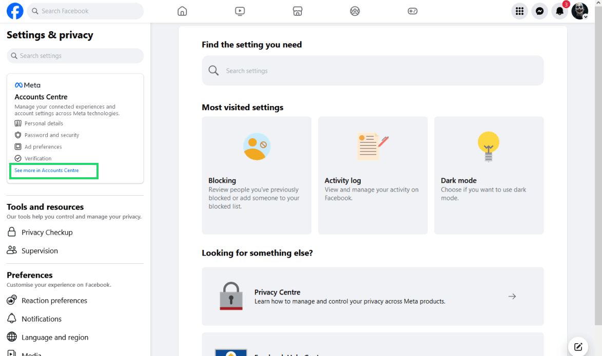 how to delete facebook account