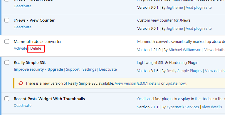 WordPress Security Checklist