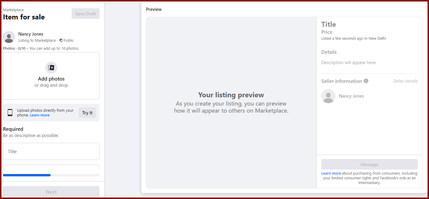 Set Up Your Facebook Marketplace