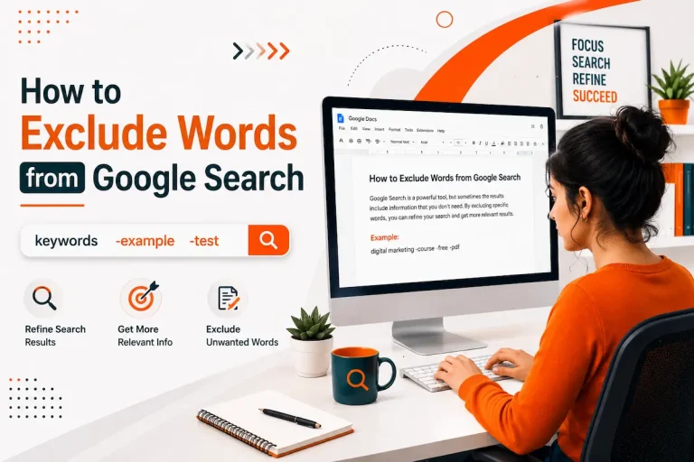How to Exclude Words from Google Search