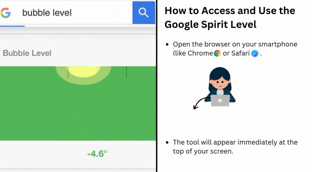 How to Access and Use the Google Spirit Level
