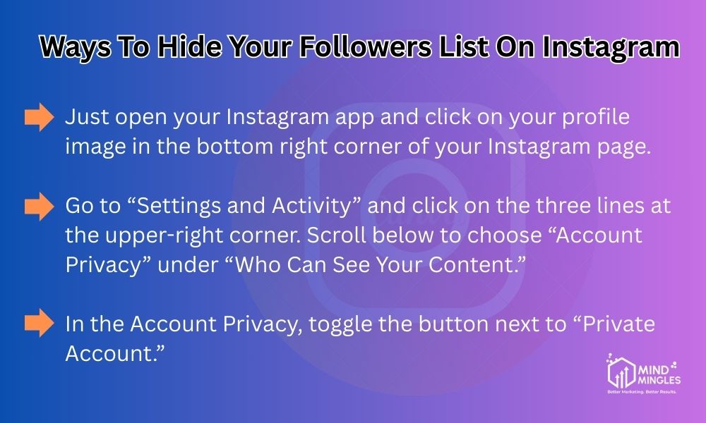 Ways To Hide Your Followers List On Instagram