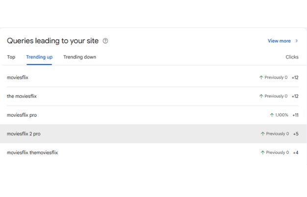 queries leading to your sites