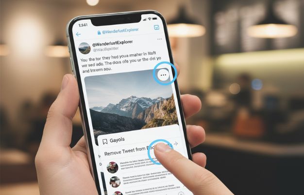 Now, suppose you want to remove the tweet from your bookmark list because you do not need it anymore. Nothing to worry about.