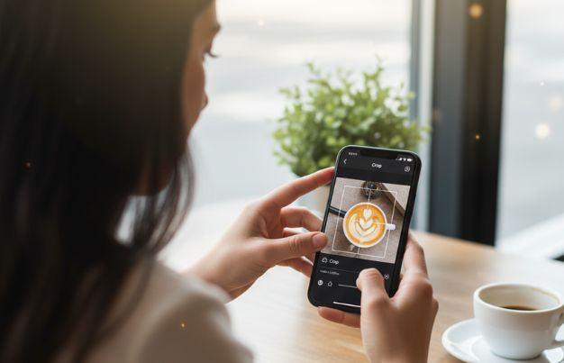 Crop them consistently (1080 × 1350 pixels is ideal for portrait slides).