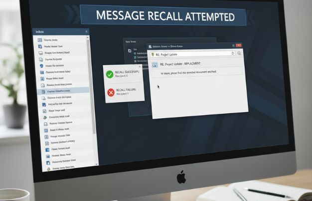 In case you choose to replace, compose a replacement message and send it