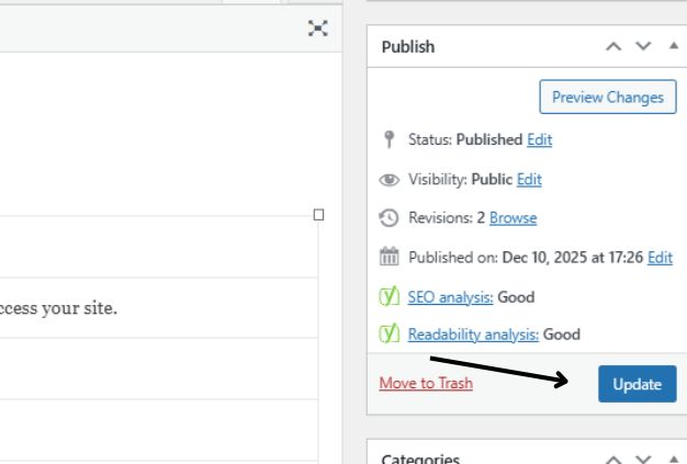 Edit or Update Later